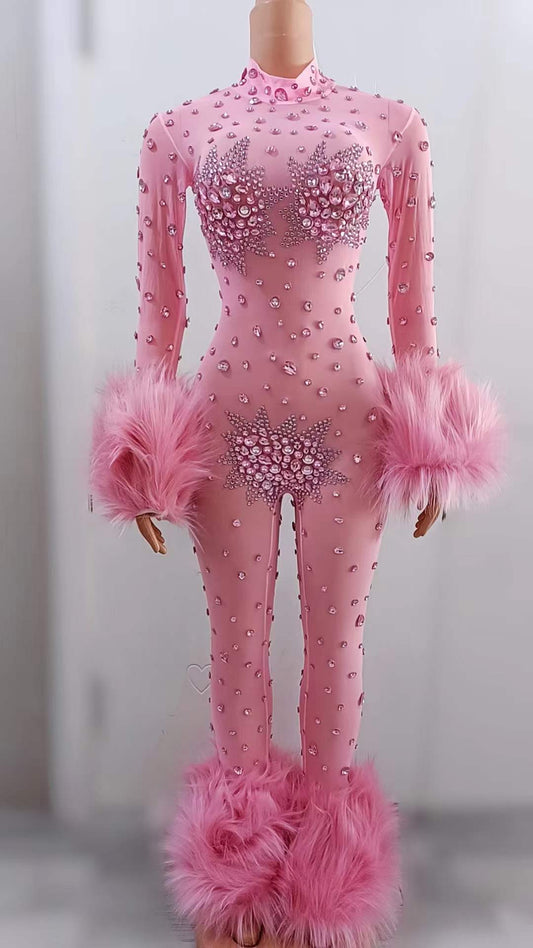 Pink Snow bodysuit