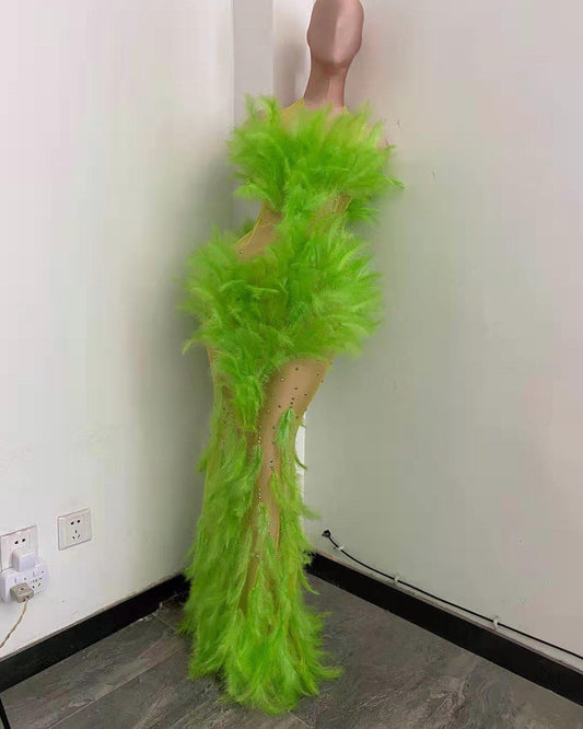 Green Queen dress