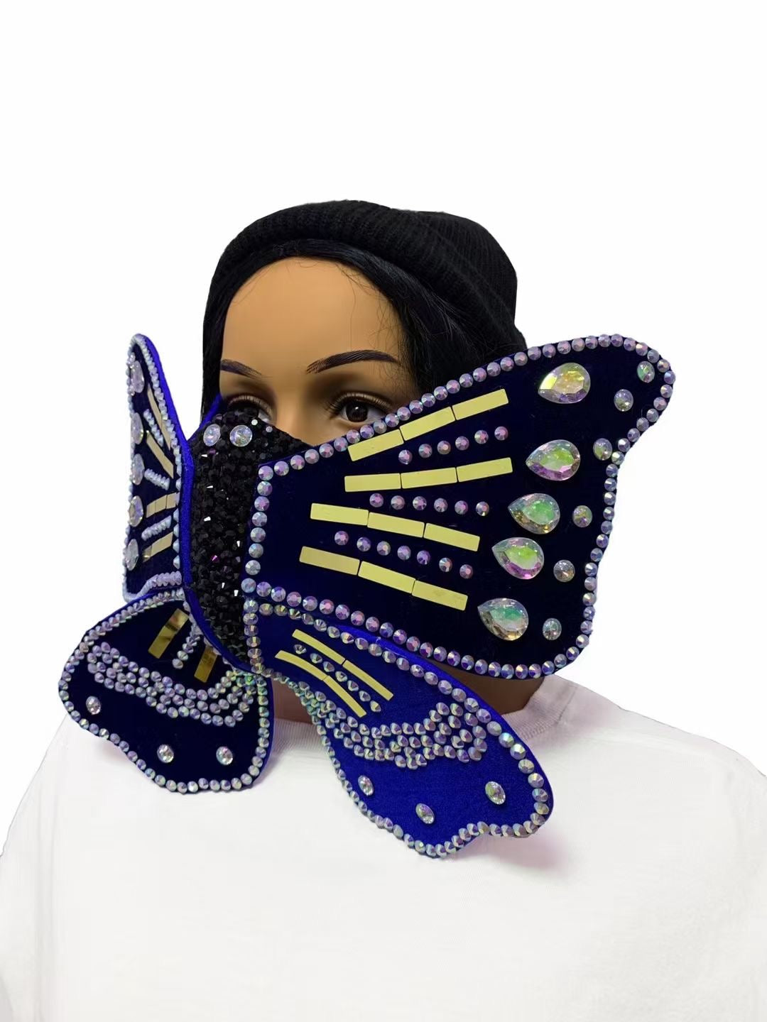 Blue Butterfly Large mask