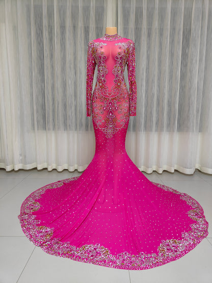 Aura Dress Pink Ready to ship