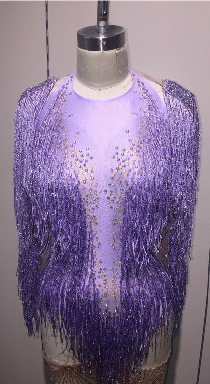 Purple Vegas leotard( jacket sold separately)