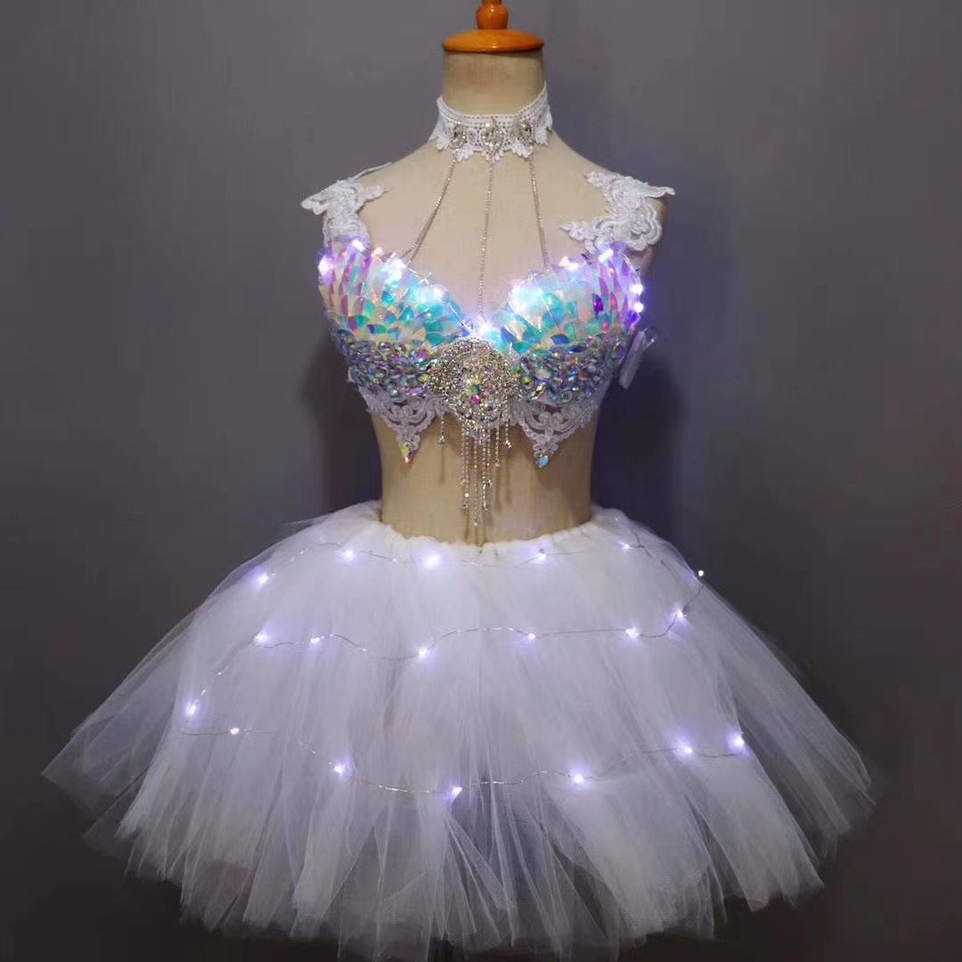 Elsa white with lights