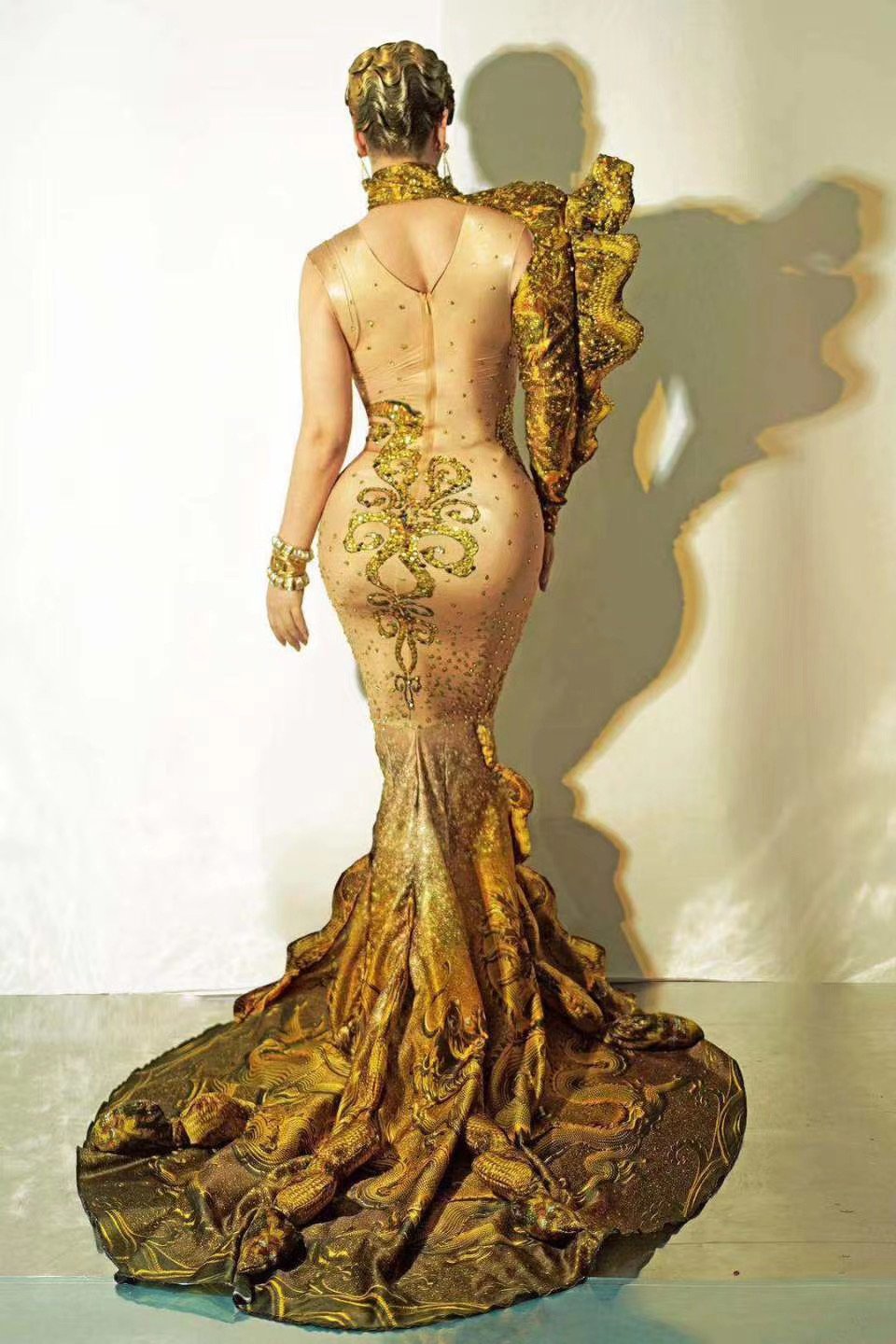 Gold Queen dress