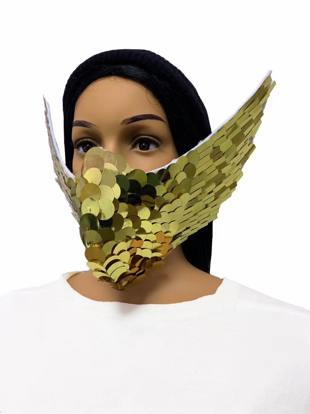 Gold Large mask