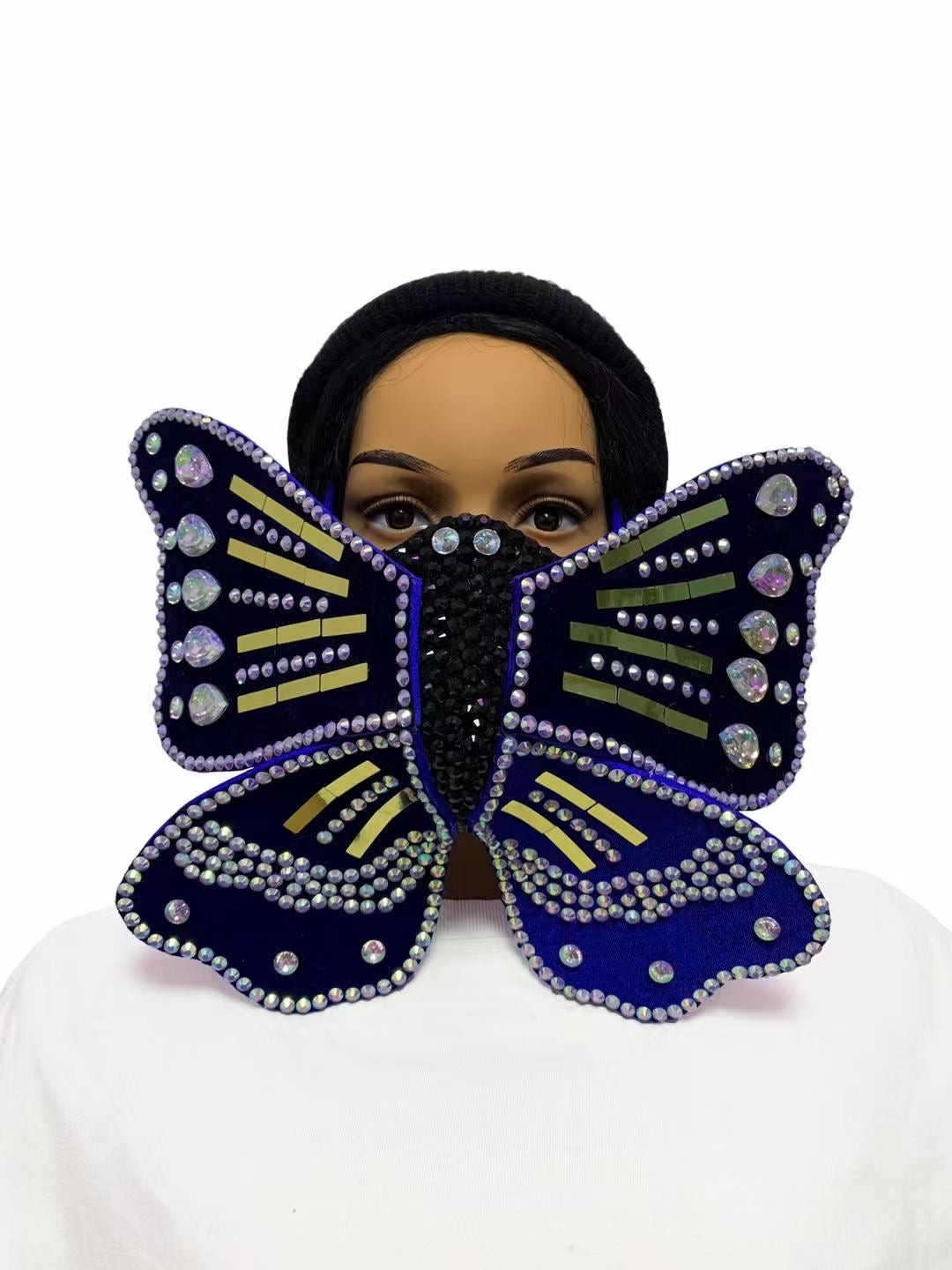 Blue Butterfly Large mask
