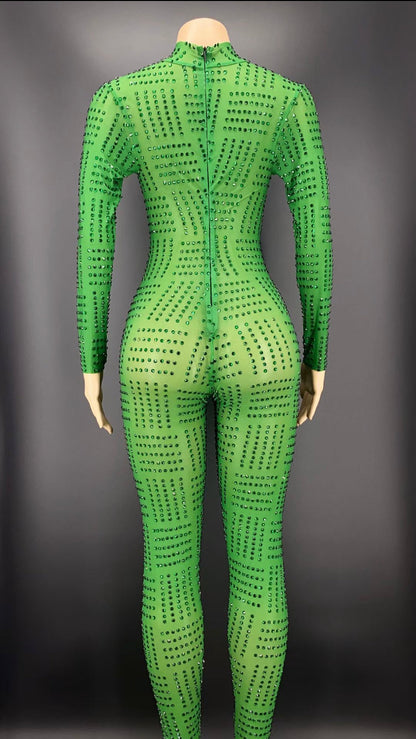 Green GO bodysuit delayed 8 days