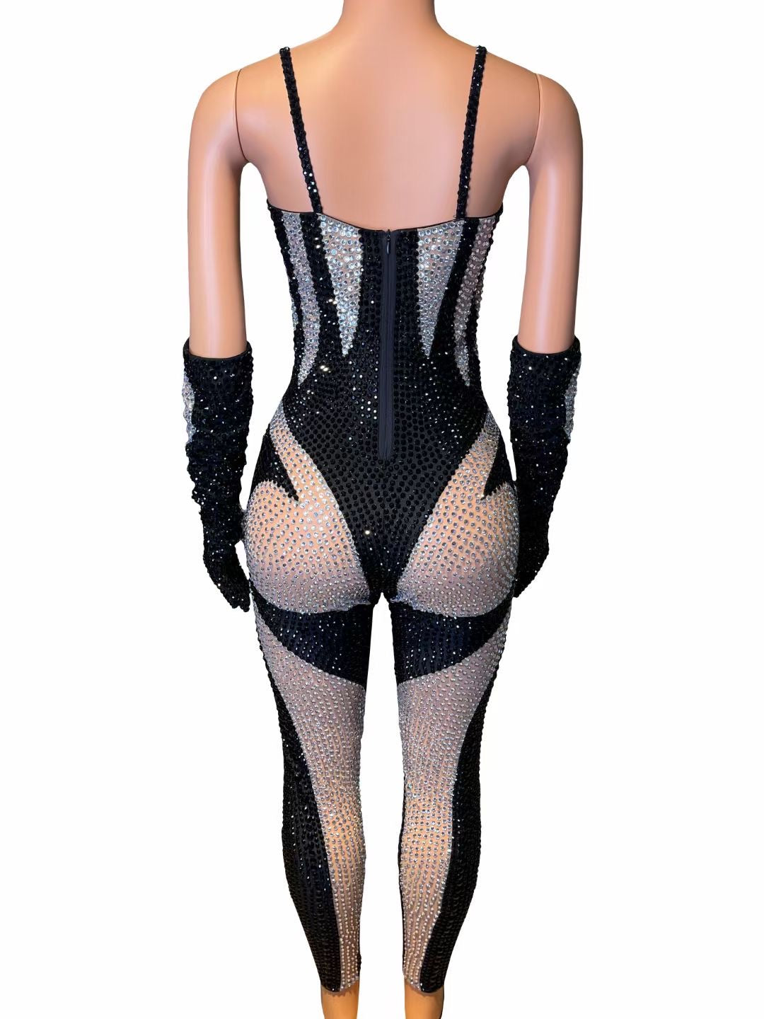 Disaster Bodysuit Black and White High Quality