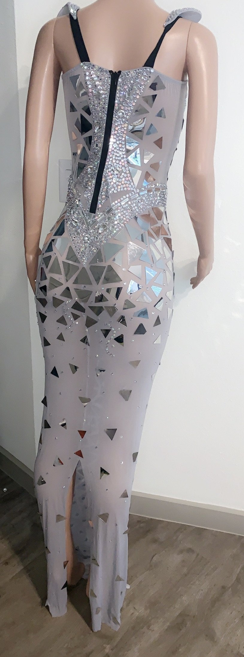 Nefertiti dress Silver Short